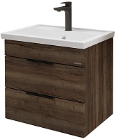 Grossman Тумба с раковиной Форта 70 подвесная дуб темный